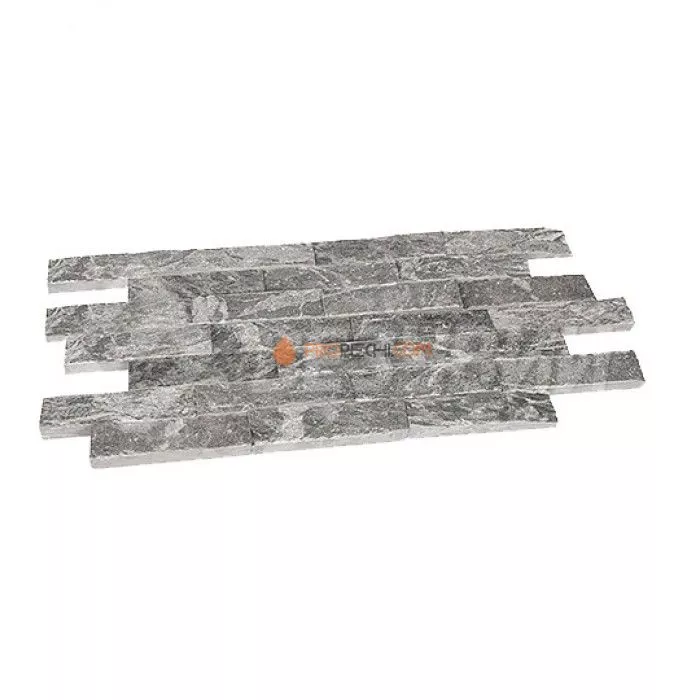 Плитка облицовочная Везувий рваный камень талькохлорит 200Х50Х20мм