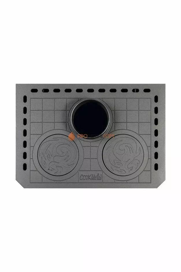 Печь-камин ЭкоКамин Бавария с плитой