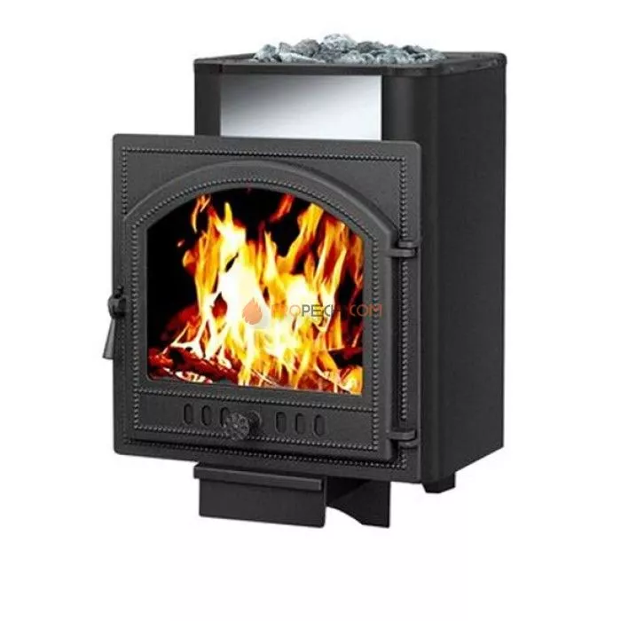 Дровяная печь для бани Везувий Русичъ Антрацит 22 (205)
