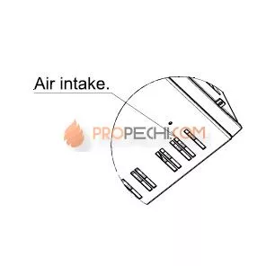 Печь-камин Liseo Castiron LCI 5 GDF Sky, двусторонняя