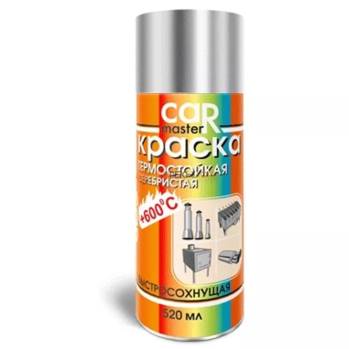 Краска Мастер аэрозольная термостойкая +600С