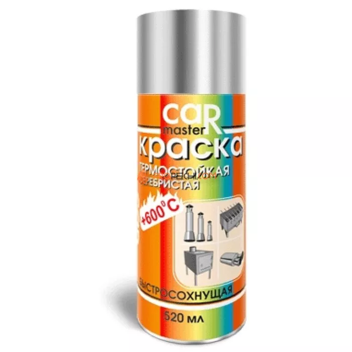 Краска Мастер аэрозольная термостойкая +600С