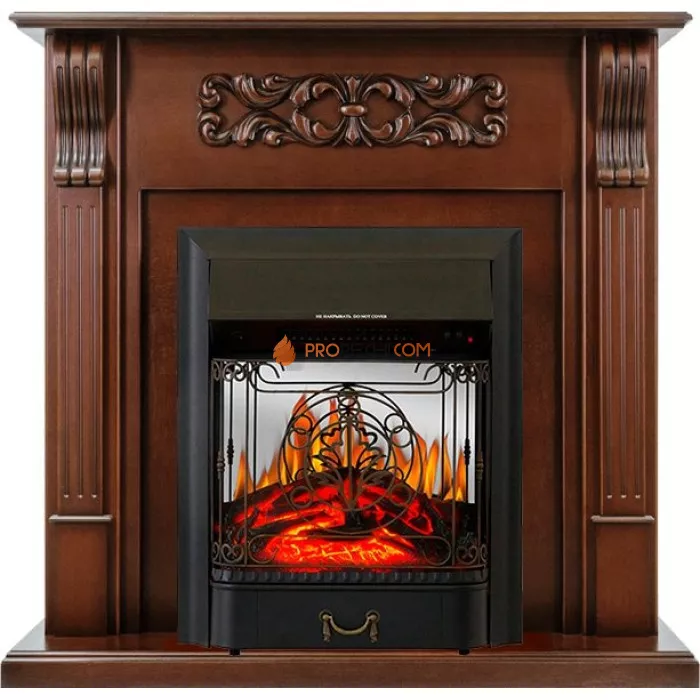 Каминокомплект Royal Flame Venice - Махагон коричневый антик с очагом Majestic FX M Black