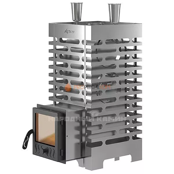 Печь для бани ASTON 20 INOX со стеклом