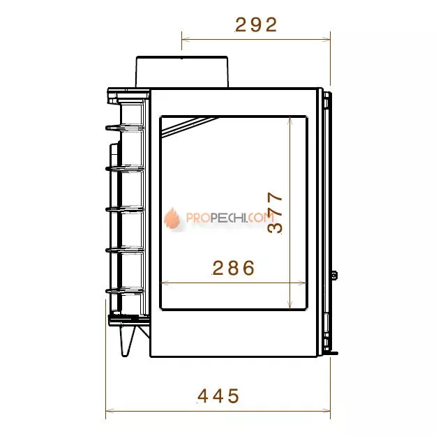 Каминная топка Liseo Castiron LCI 7 GF