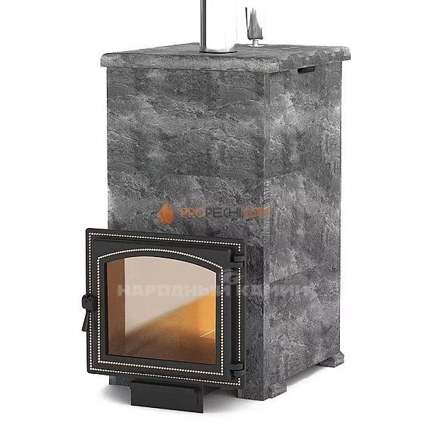 Печь для бани Везувий Легенда Русский пар 18 (240) NEXT Талькохлорит в облицовке