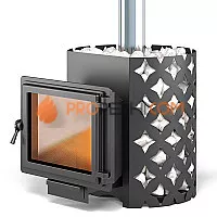 Печь для бани ЭТНА 18 (Панорама)