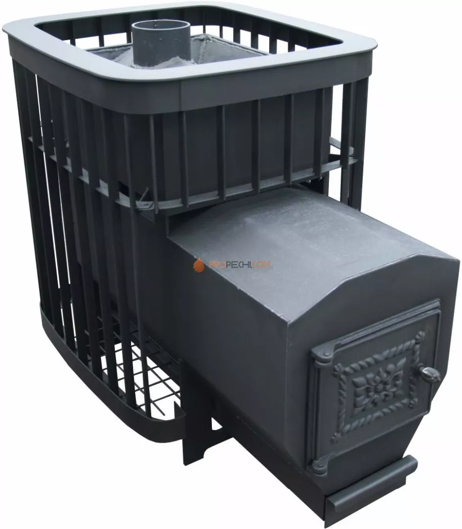 Печь банная Варвара Каменка, удлиненная топка