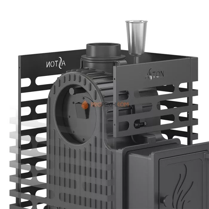 Чугунная печь для бани ASTON Шторм 16 (ДТ-4С) Long