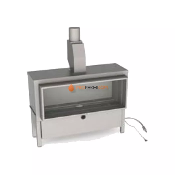 Газовая топка Vero Design Gala Стандарт (800x400 мм) D130/200 мм, горелка Line burner